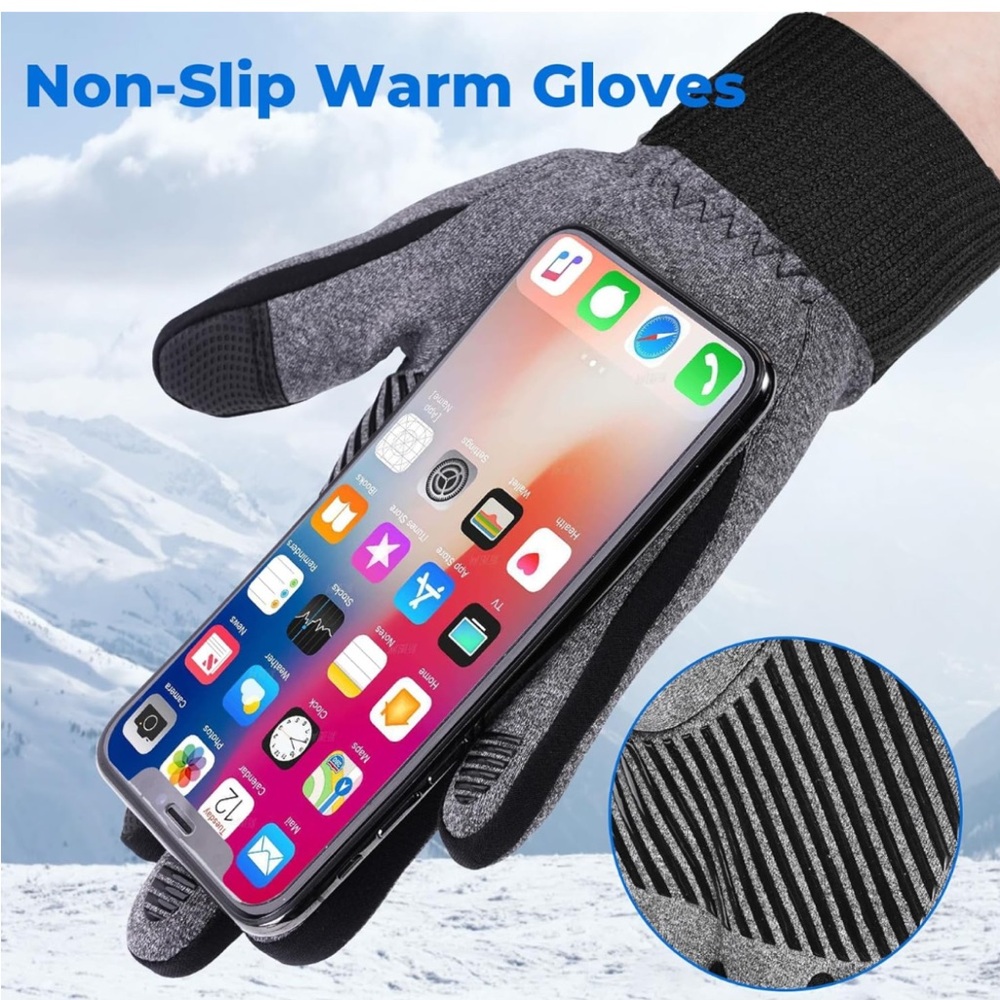 Winter Warm Gloves Men Women Size M